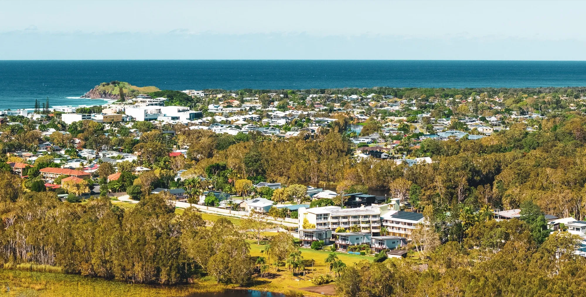 Aerial view of Cabarita