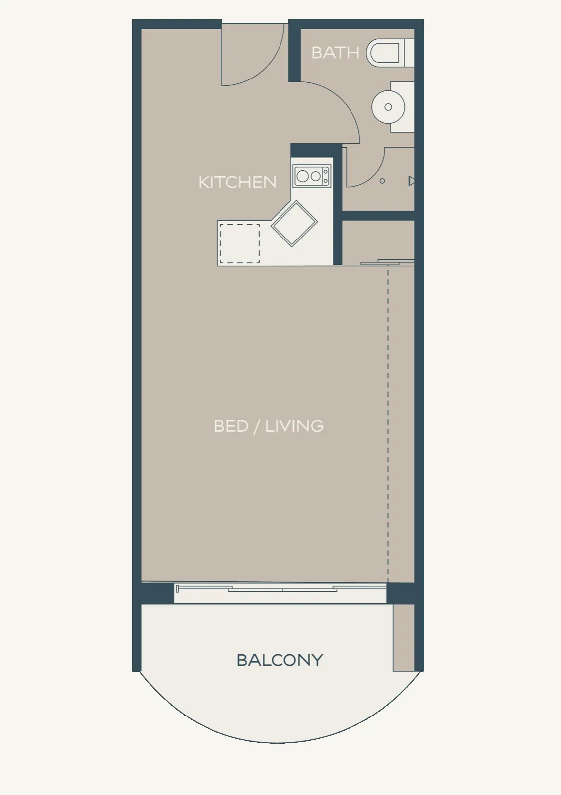 Studio floor plan