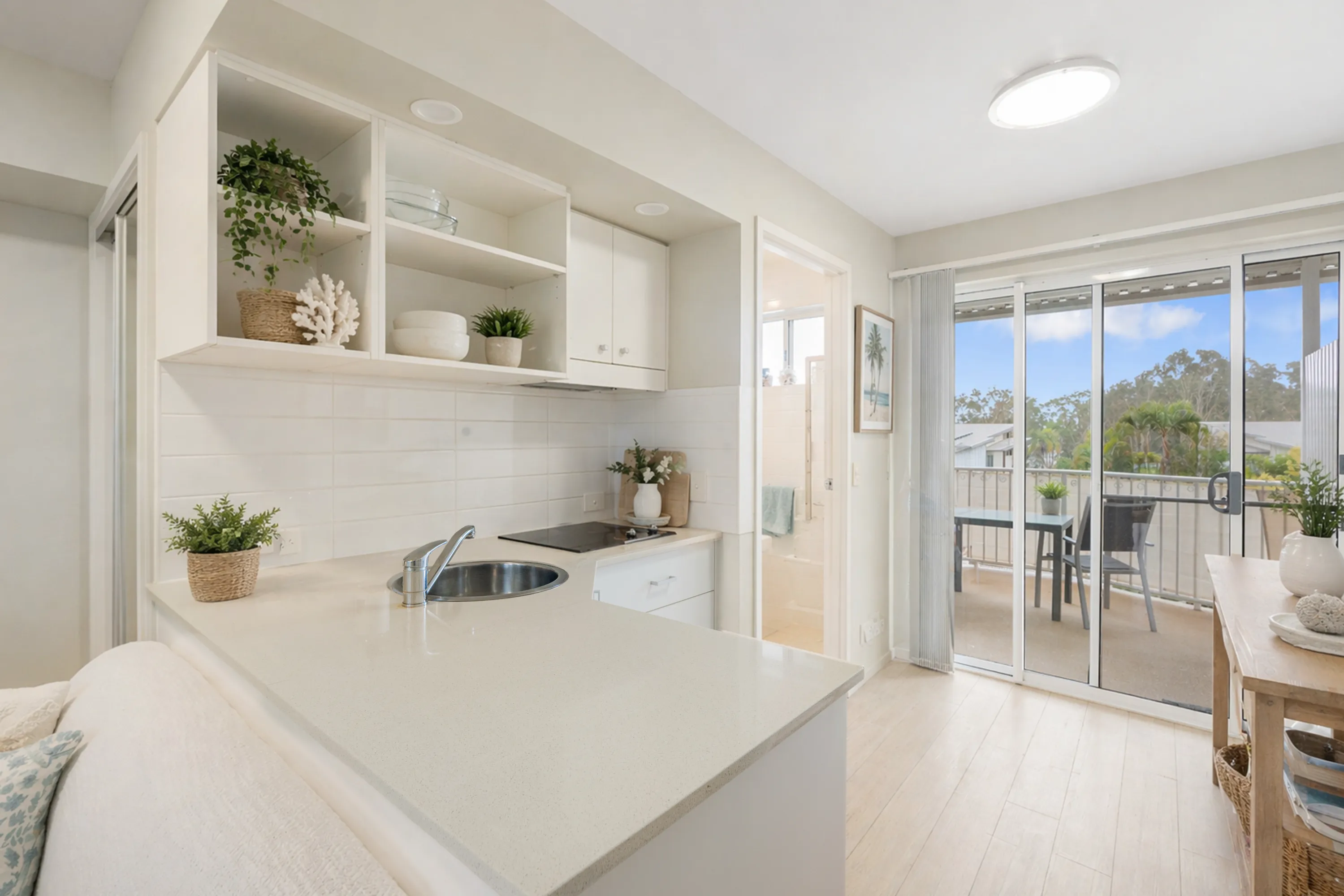 Studio apartment interior